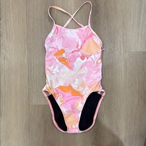 Jolyn Pink and Orange One Piece